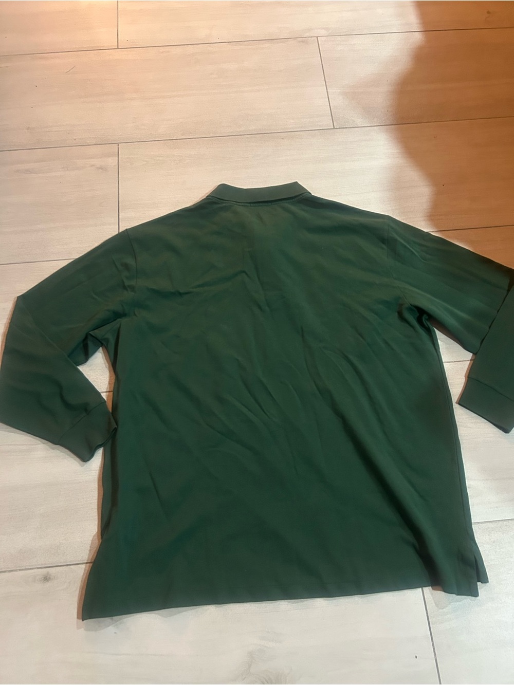 NEW Polo Ralph Lauren Green Long Sleeve Mesh Polo logo Pony Size 2XB - Picture 5 of 6